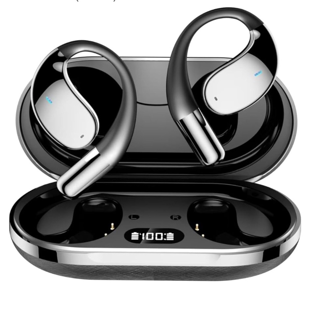 Wireless Earbuds with Translation (Black)